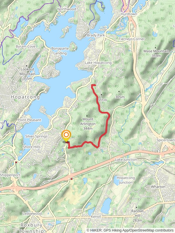 Berkshire Valley WMA Rail and Yellow Trail