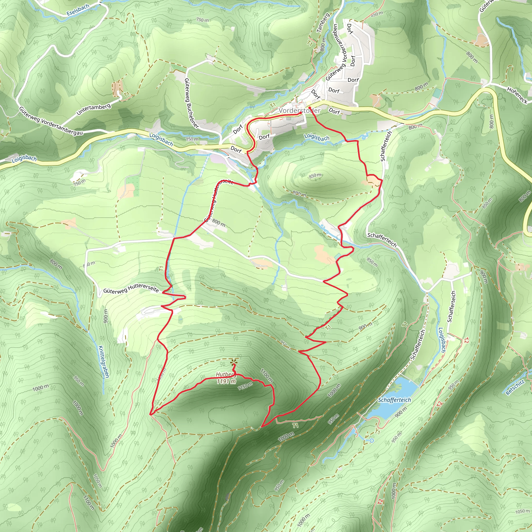 Stoderer Weitblickrunde Loop mobile static map