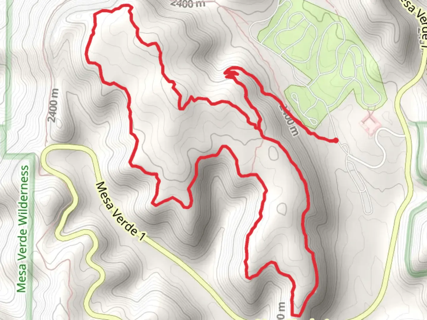 An image depicting the trail Prater Ridge Loop and its surrounding area.