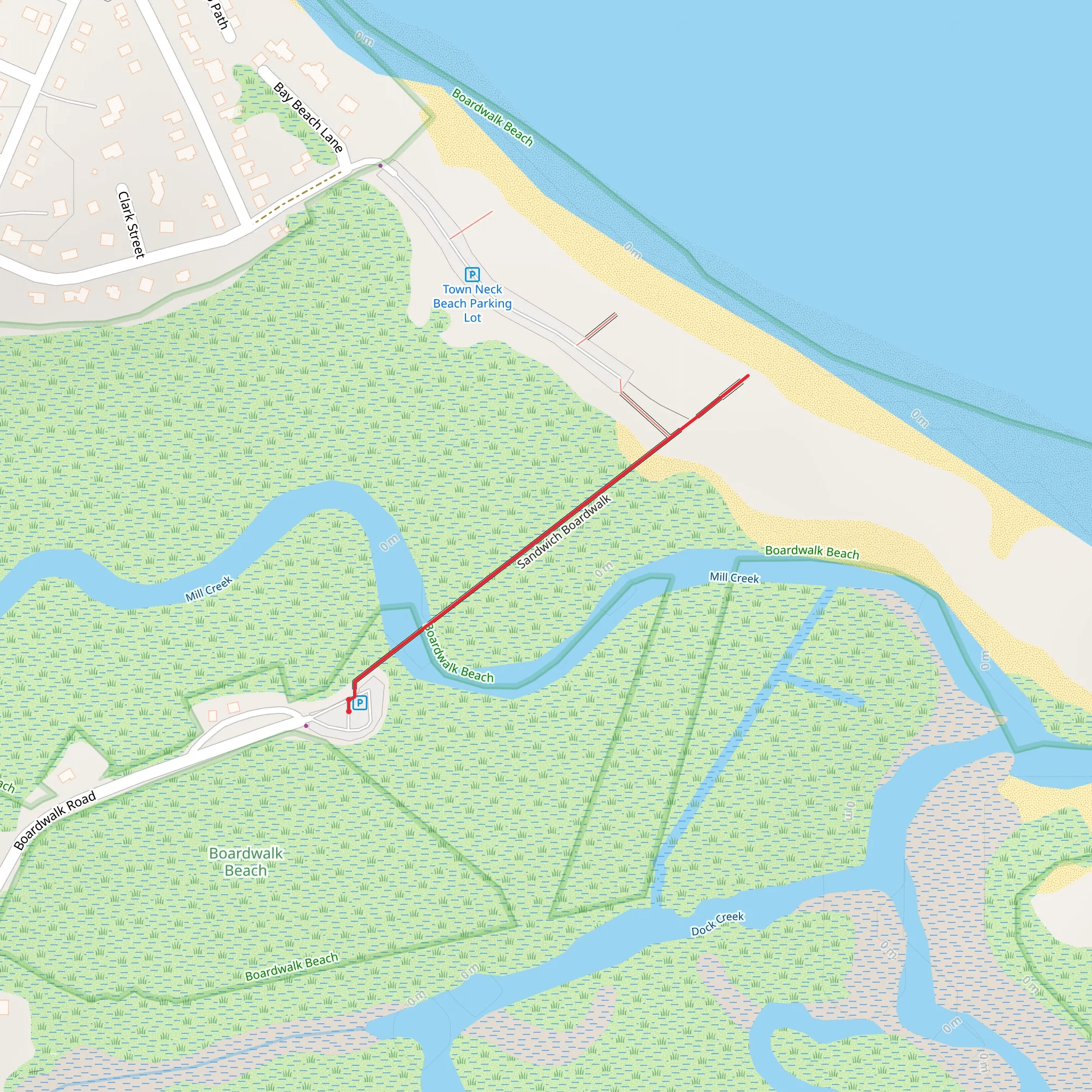 Creek Neck mobile static map