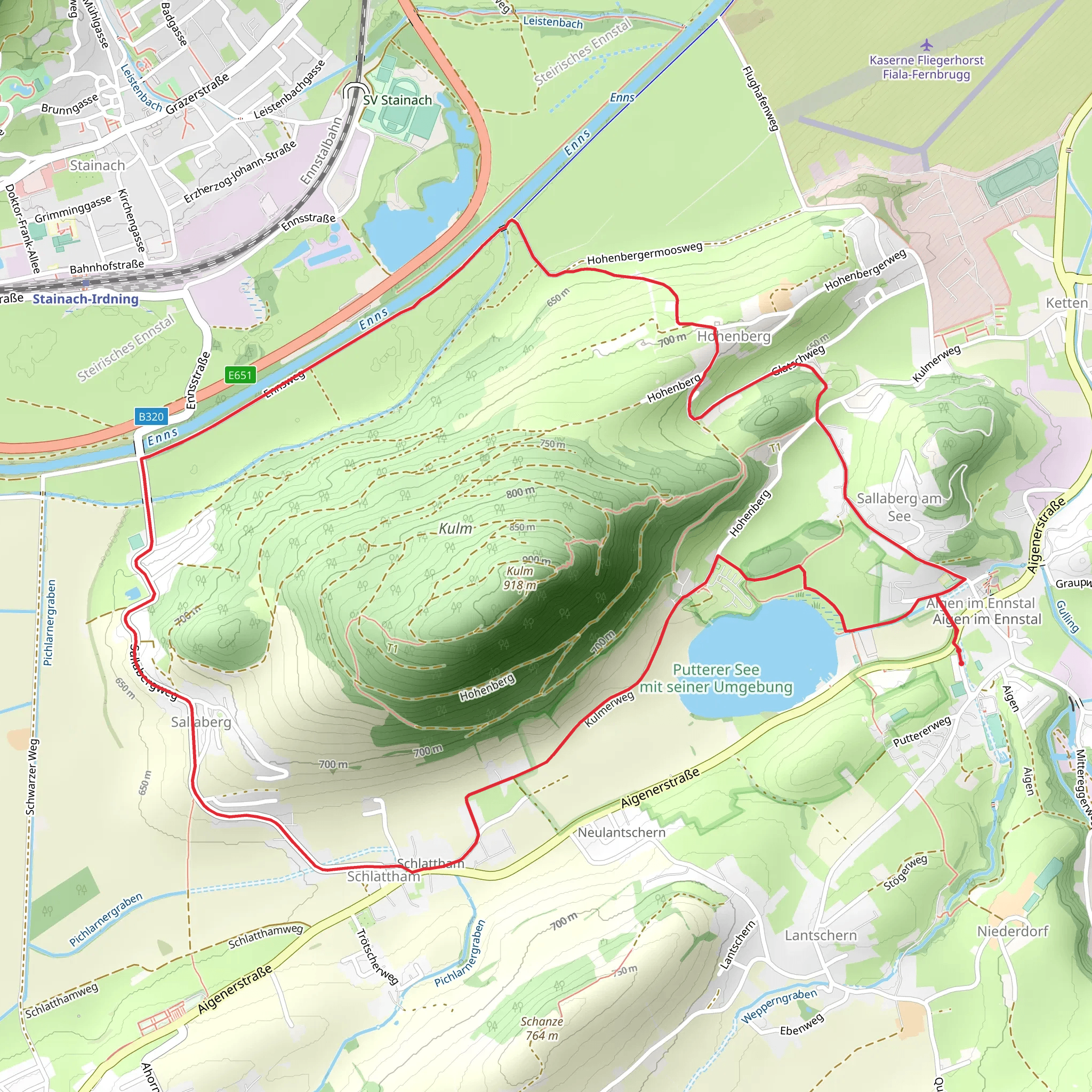 Kulmrundweg mobile static map