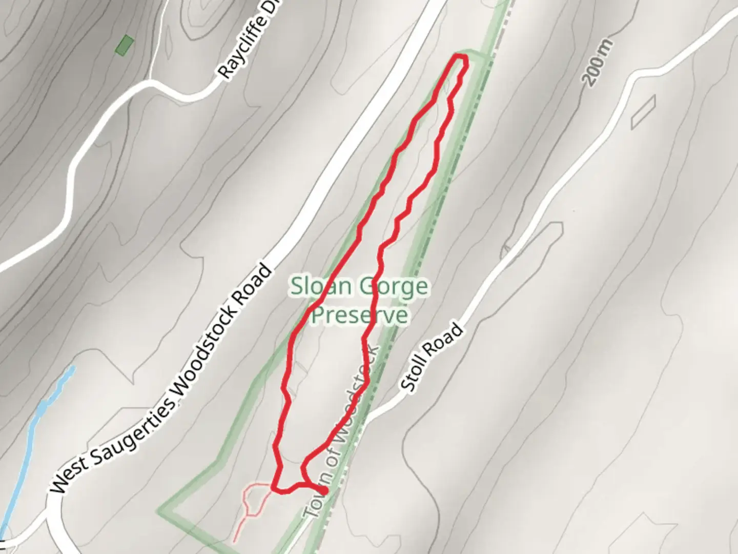 An image depicting the trail Gorge Short Loop Trail and its surrounding area.