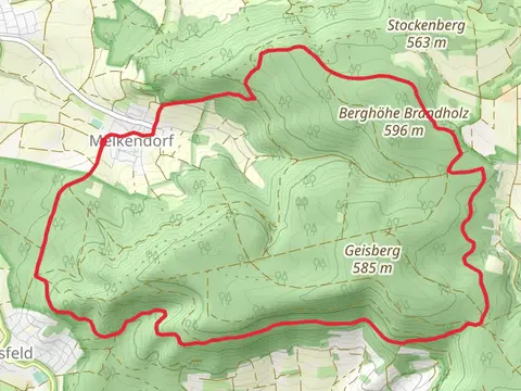 Mittlere Geisbergtour and Litzendorf Grosse Geisbergrunde Loop