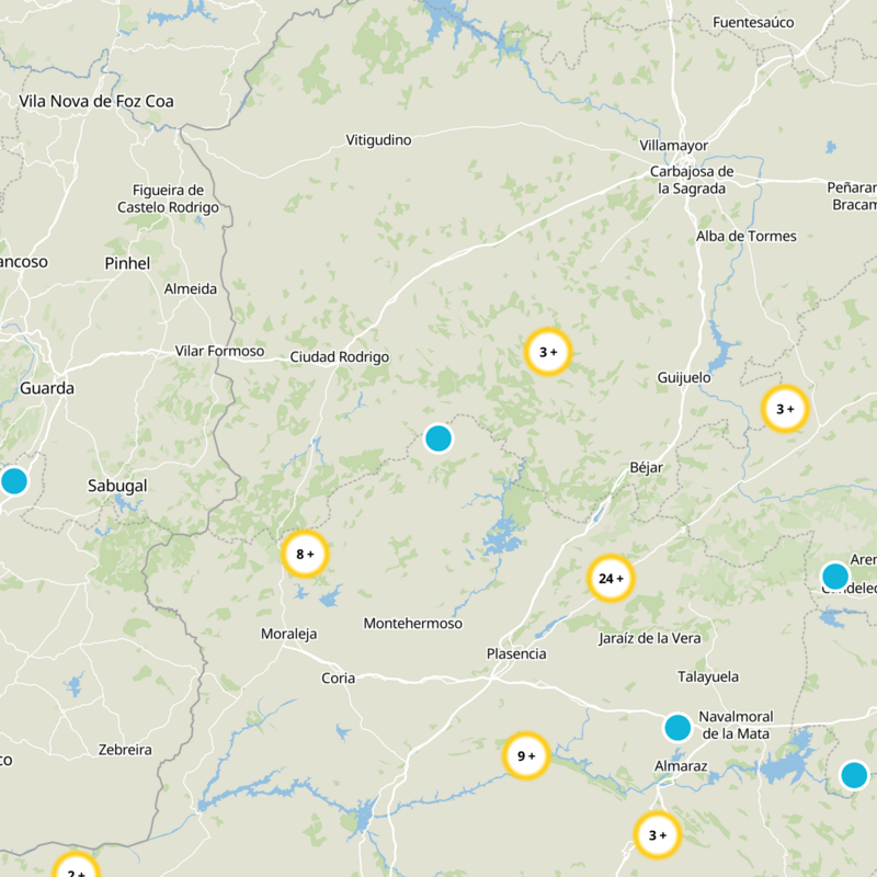 Casares De Las Hurdes Static Map