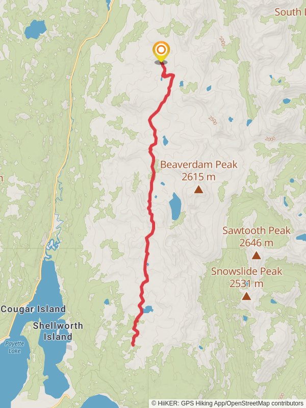 Blackwell Lake via Crestline Lake