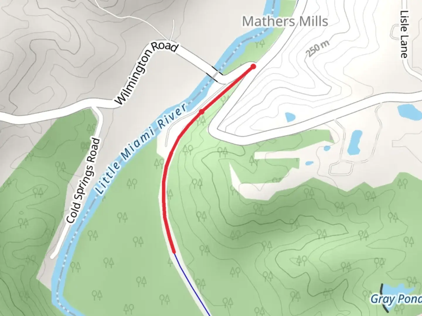 An image depicting the trail Little Scenic Trail - Wilmington Road and its surrounding area.