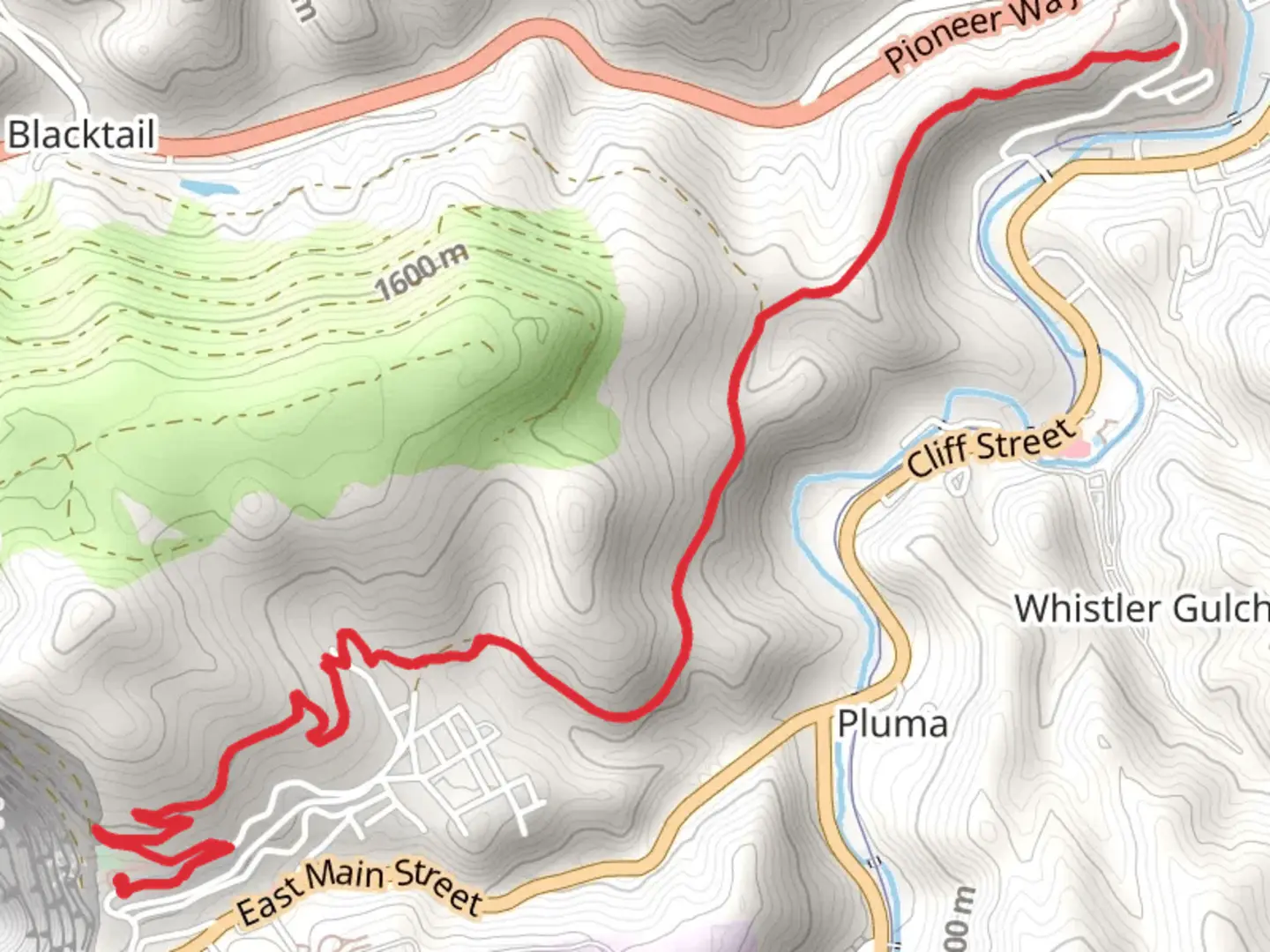 An image depicting the trail Homestake Trail and its surrounding area.