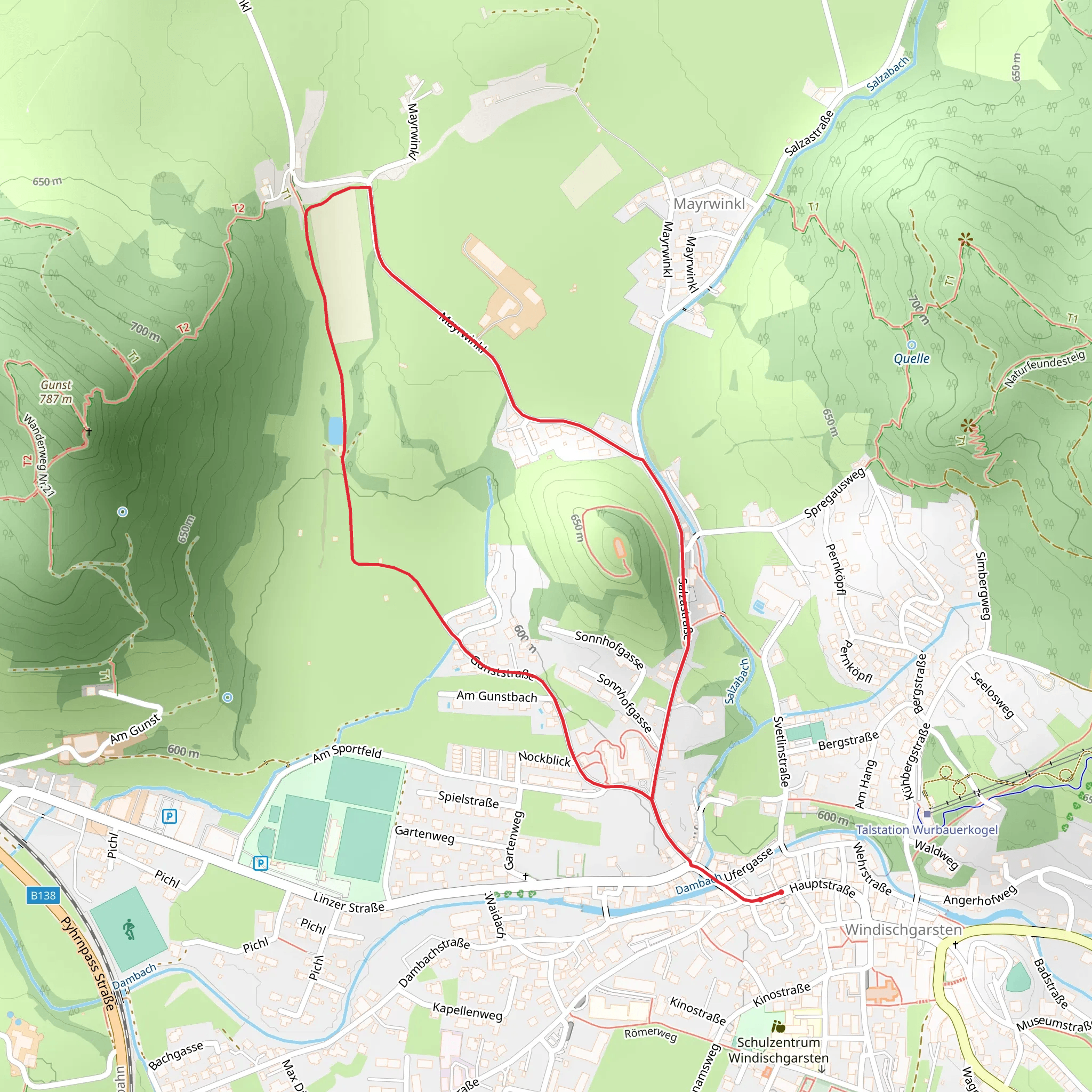 Kalvarienberg Loop Trail mobile static map