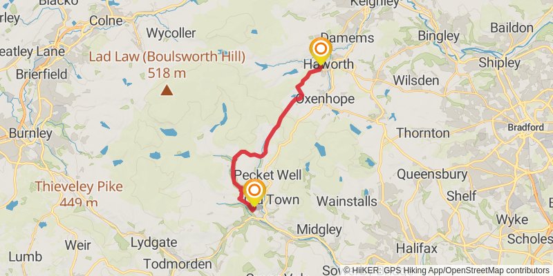 Chepstow to Berwick - upon - Tweed - Great English Walk stage 28 Map