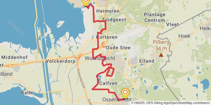 Brabantse Walpad Loop stage 5 Map