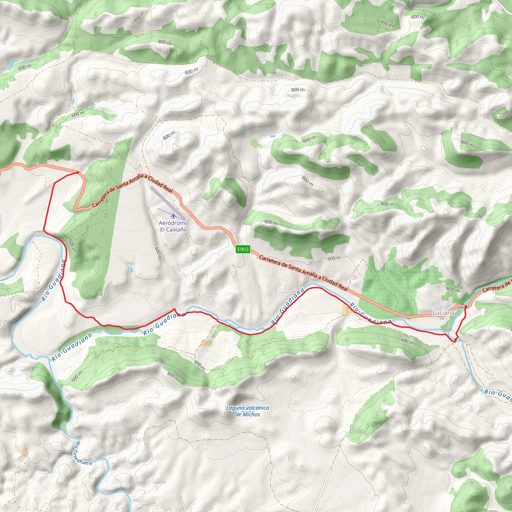 LUCIANA-GUADIANA RIVER-EL CHIQUERO PR CR 24 mobile static map
