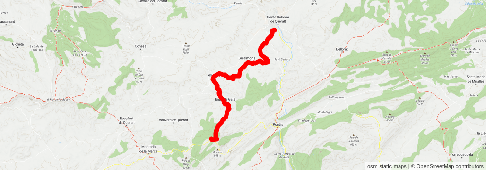 Pontils-Blure PR C 21-1 stage 2 Map