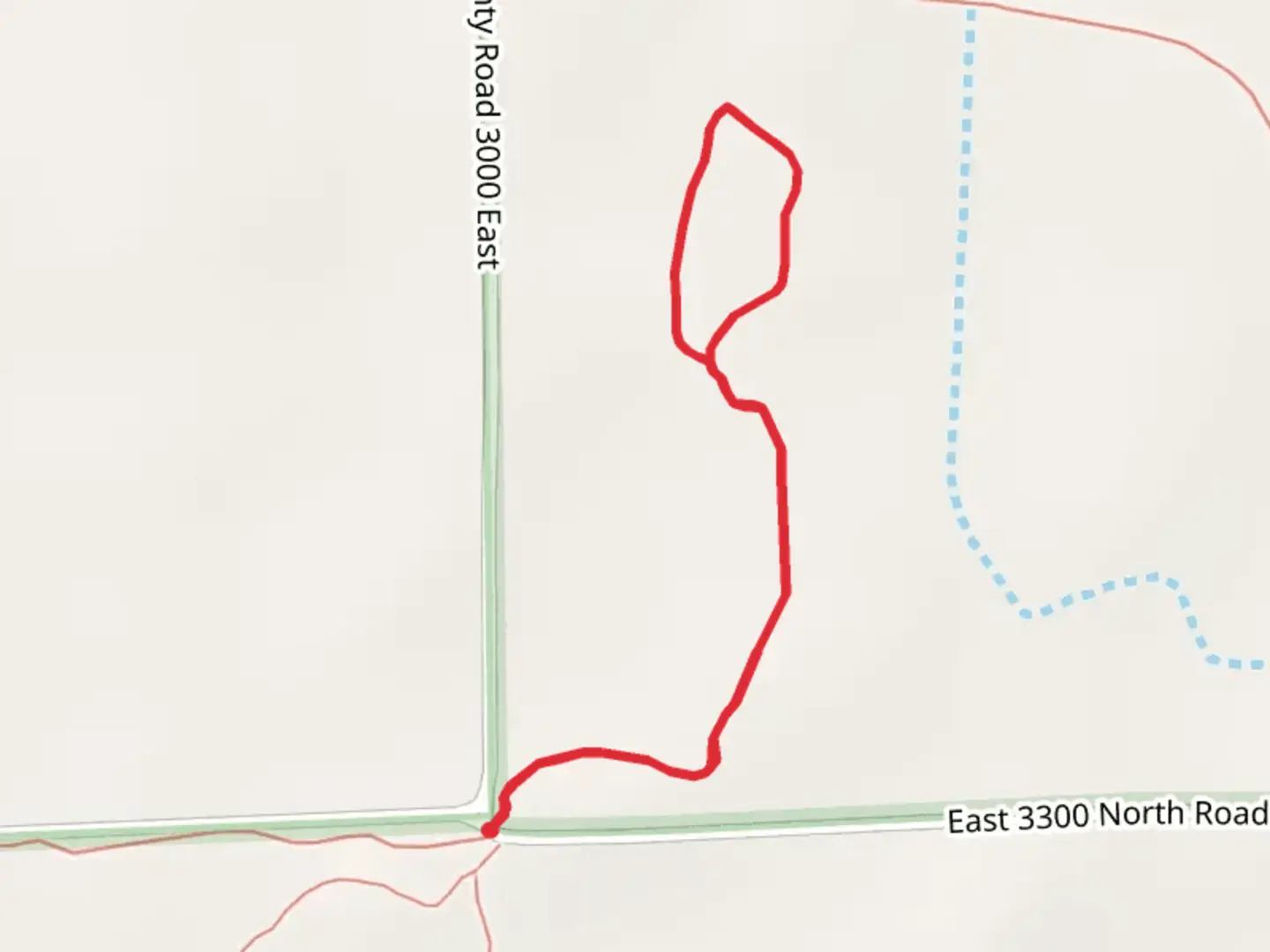 An image depicting the trail Hooper Branch Savanna Nature Preserve Loop and its surrounding area.