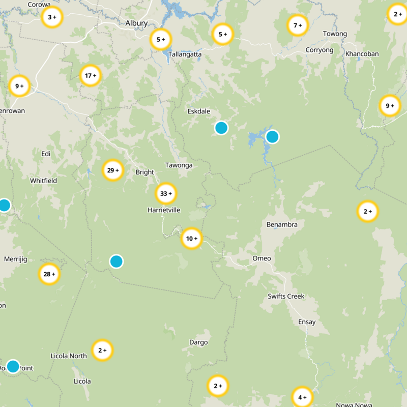 Falls Creek Static Map