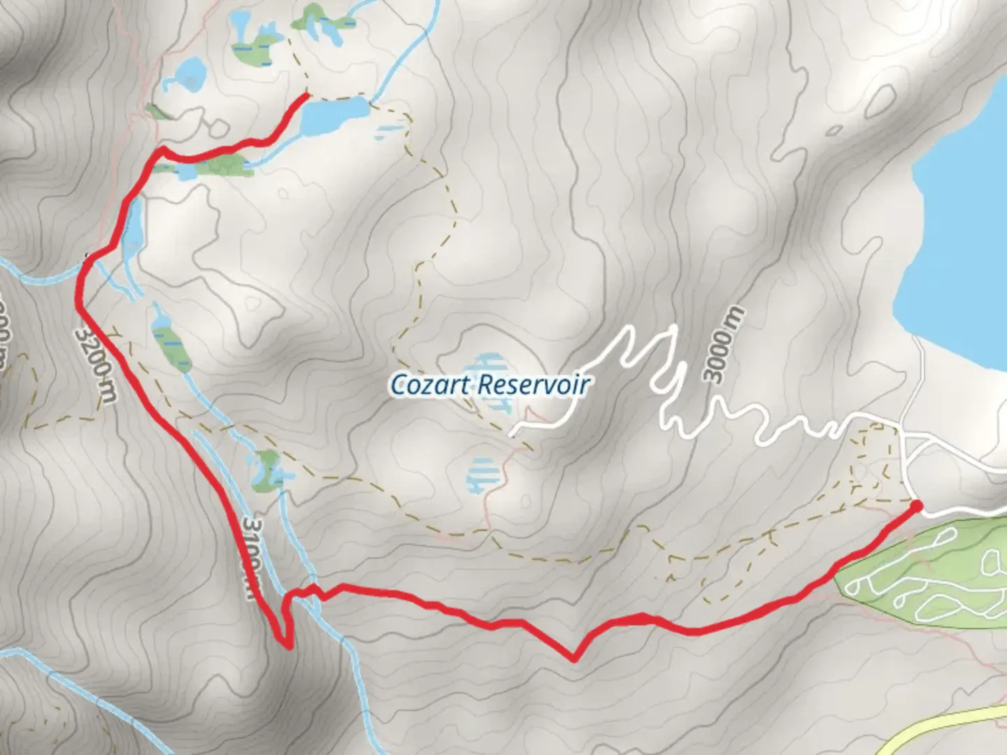 An image depicting the trail Lily Pond via Colorado Trail and its surrounding area.
