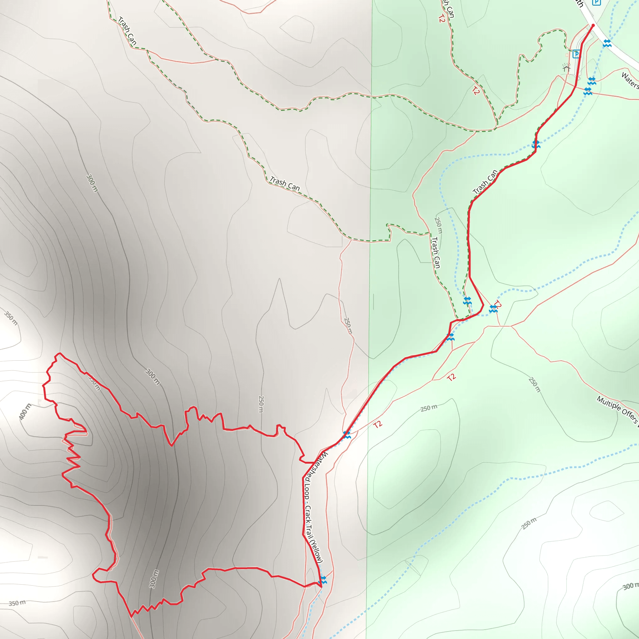 Watershed Loop mobile static map