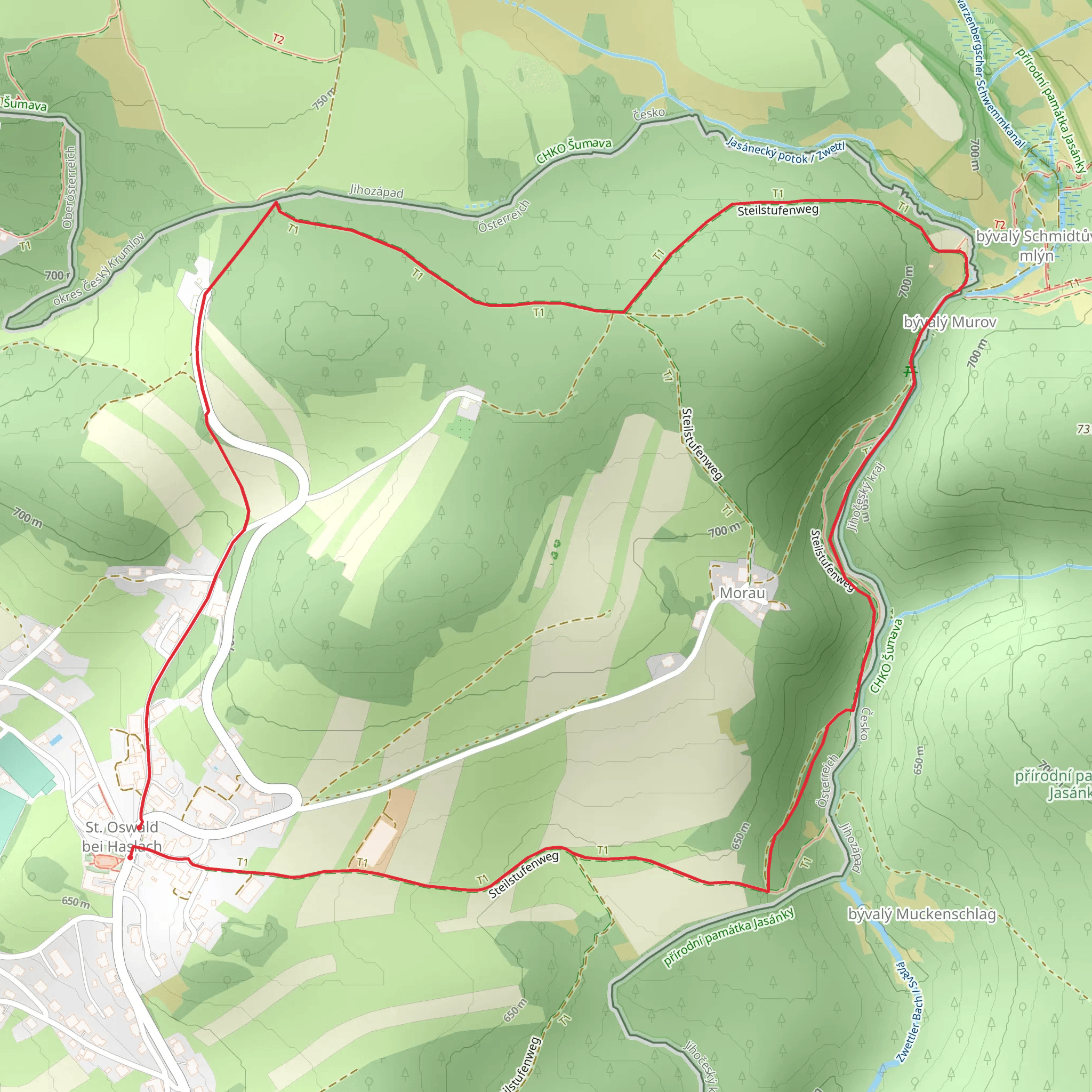 Steep Step Path mobile static map