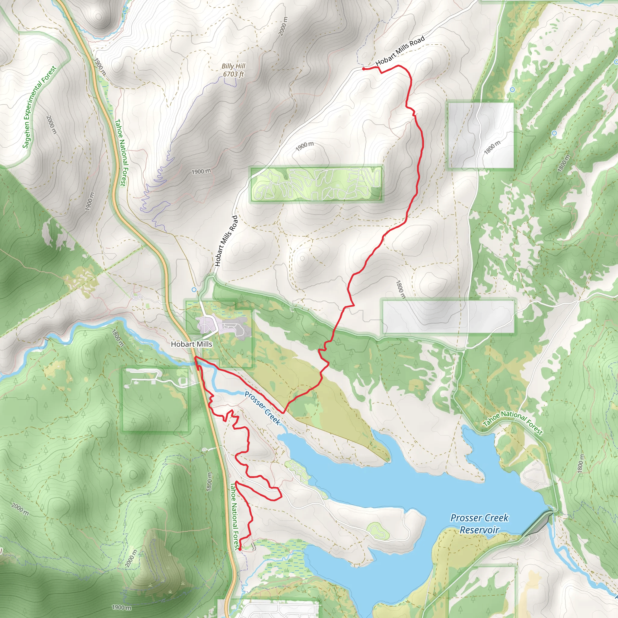 Commemorative Overland Emigrant Trail mobile static map
