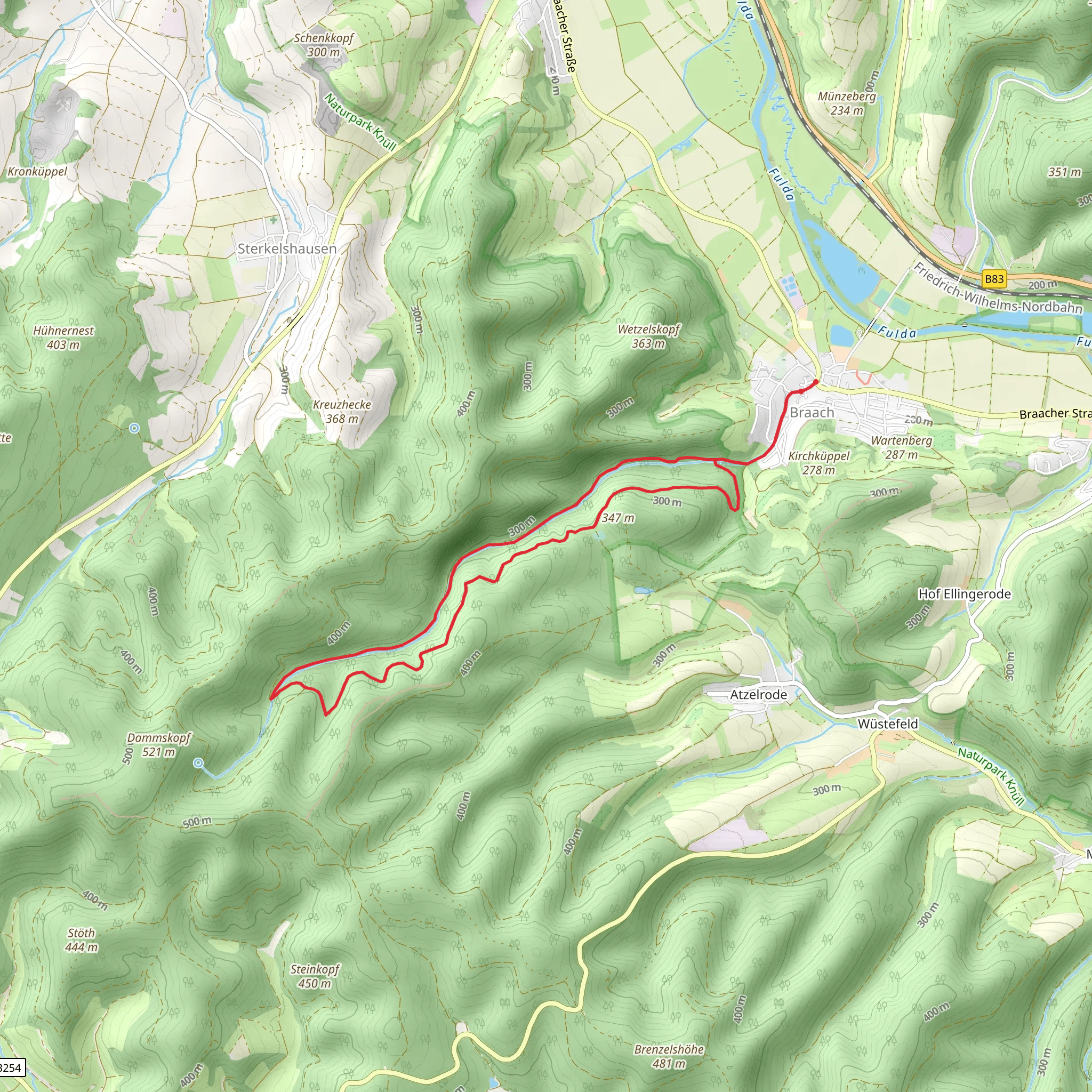 Ringbachquellenweg mobile static map