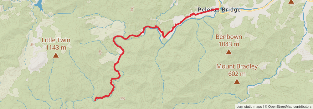 Te Araroa South Island stage 7 Map