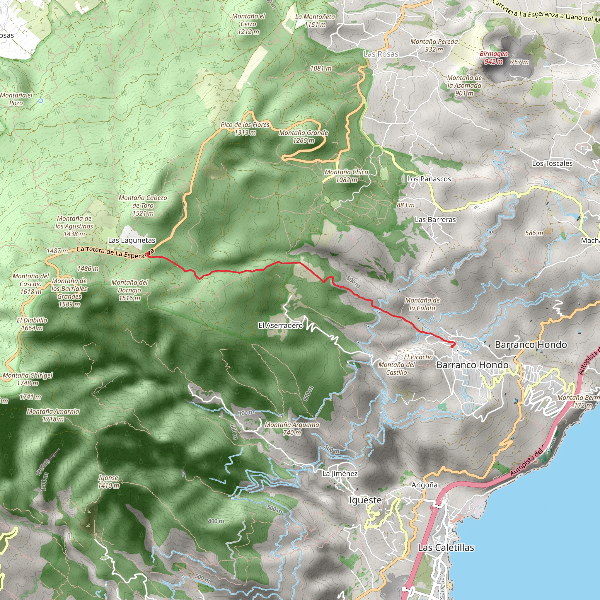 SL TF 299 El Centeno mobile static map