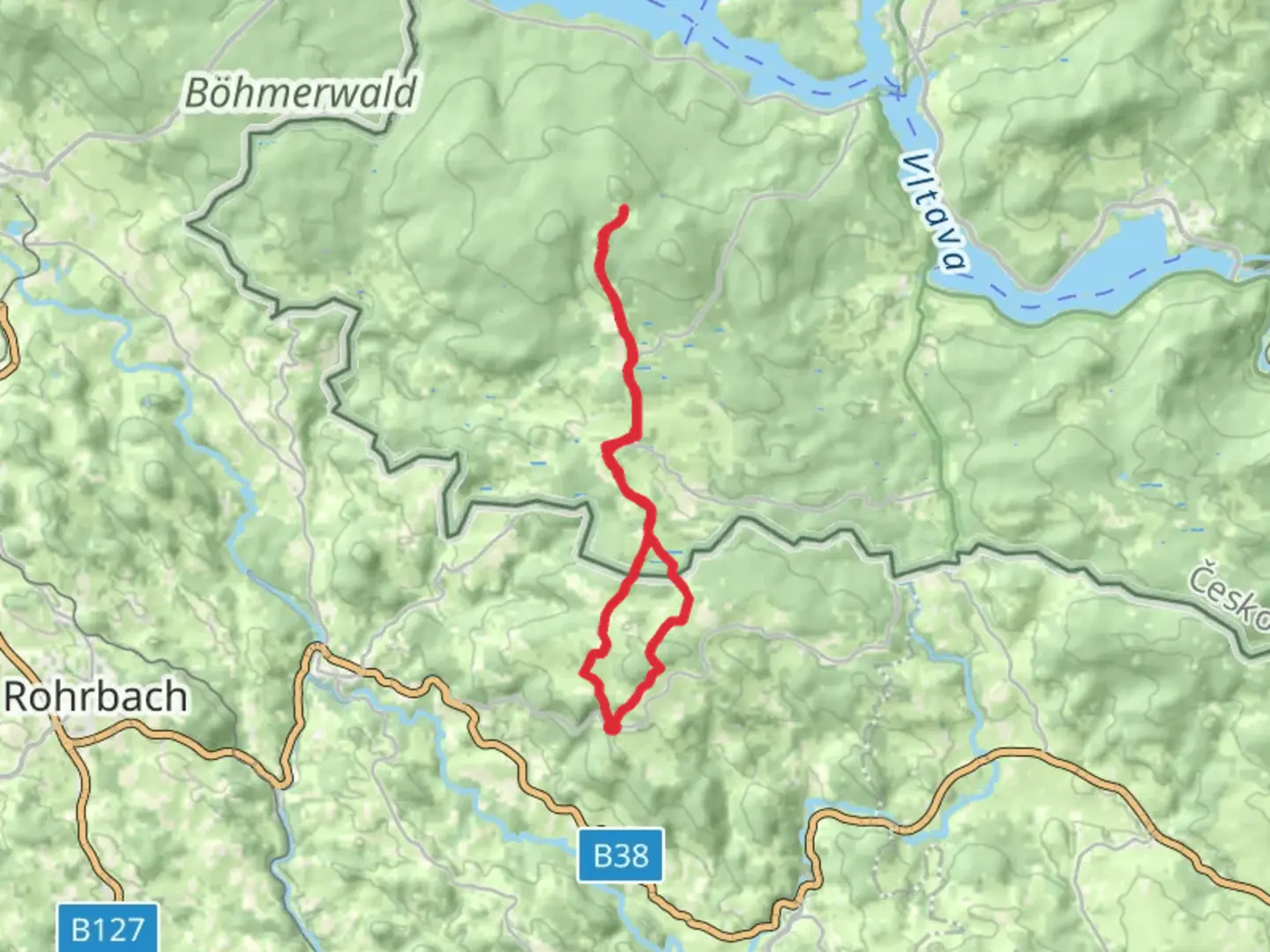 An image depicting the trail S6 St Thomas and its surrounding area.
