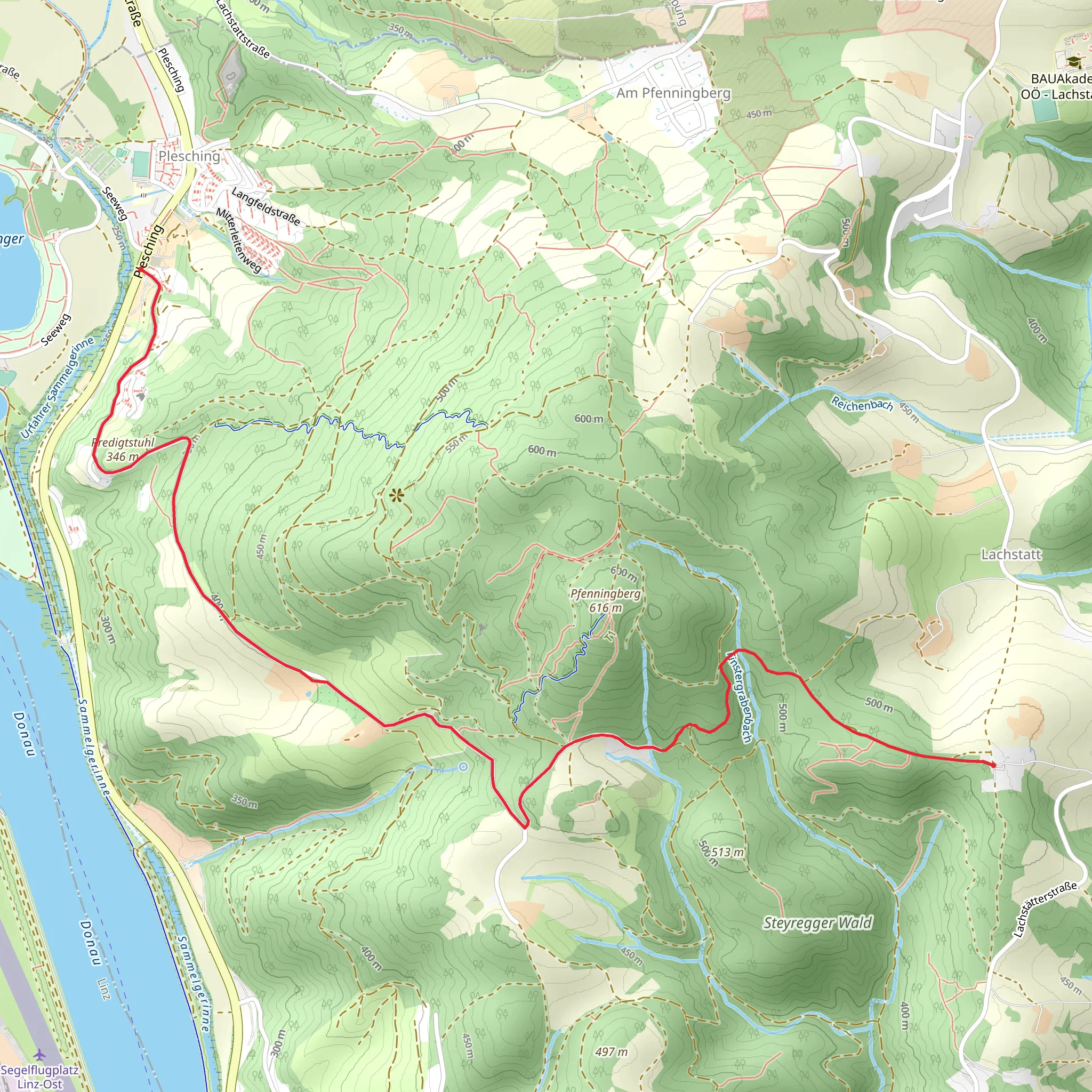 Plesching - Daxleitner mobile static map