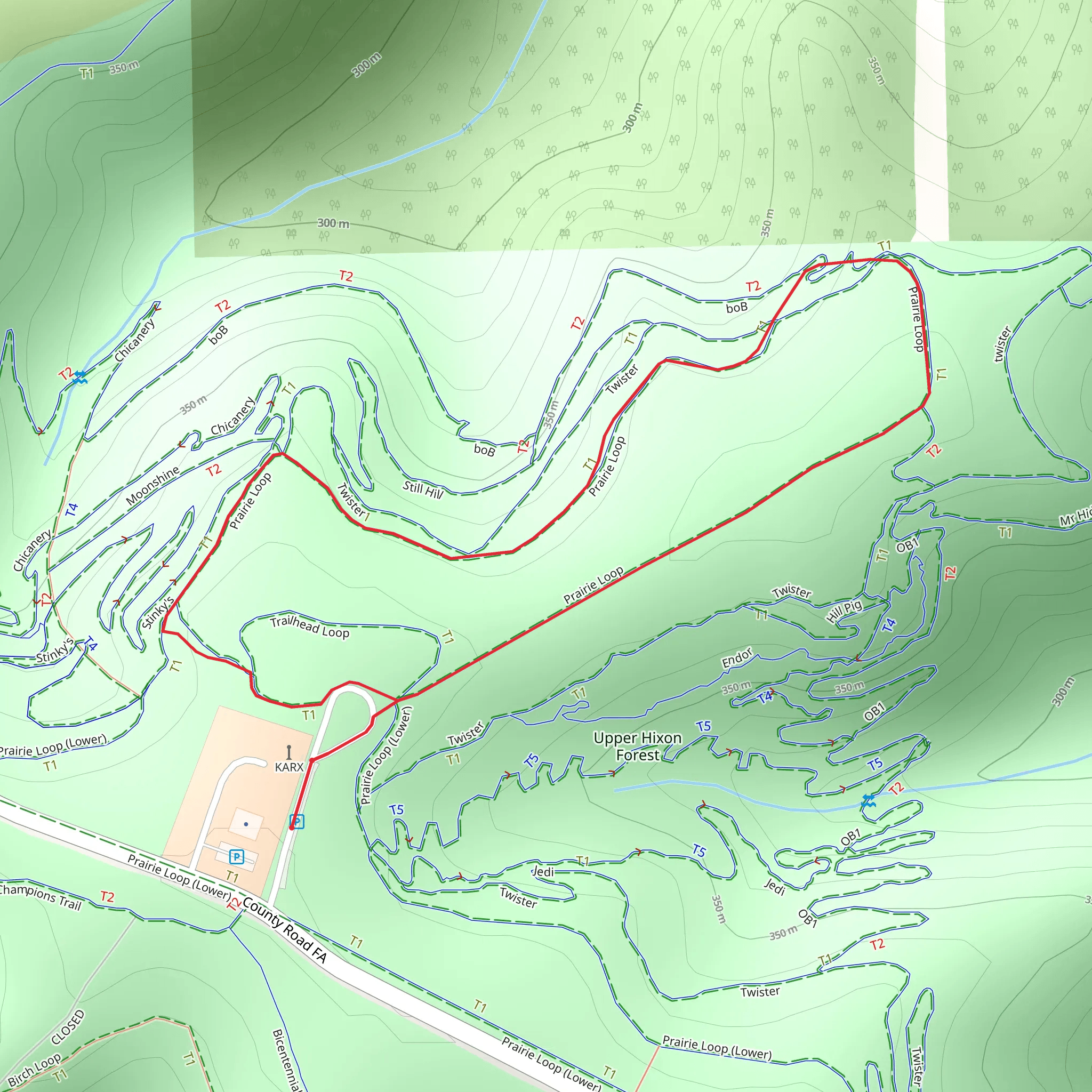 Prairie Loop mobile static map