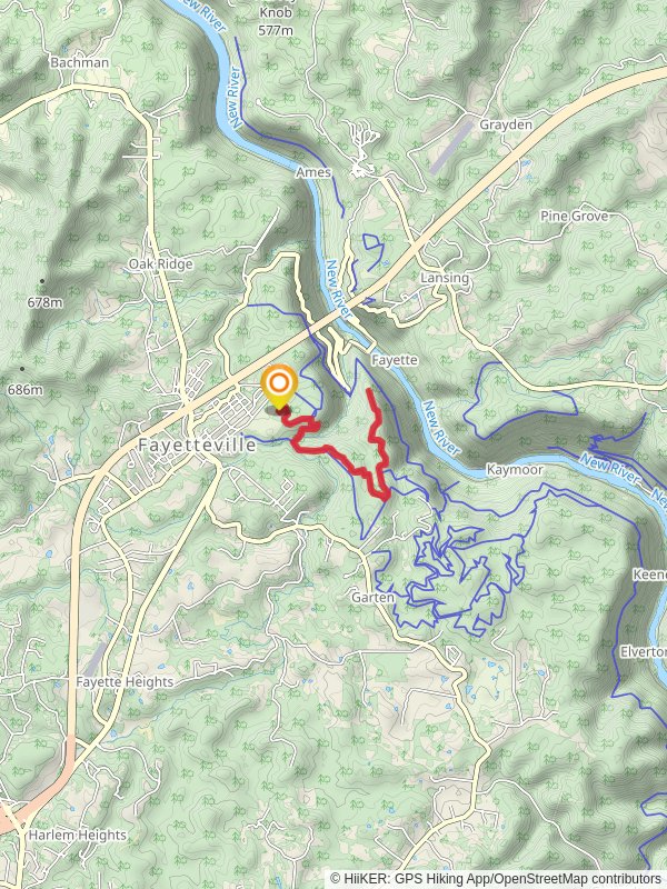 Fayetteville Trail and Long Point Trail