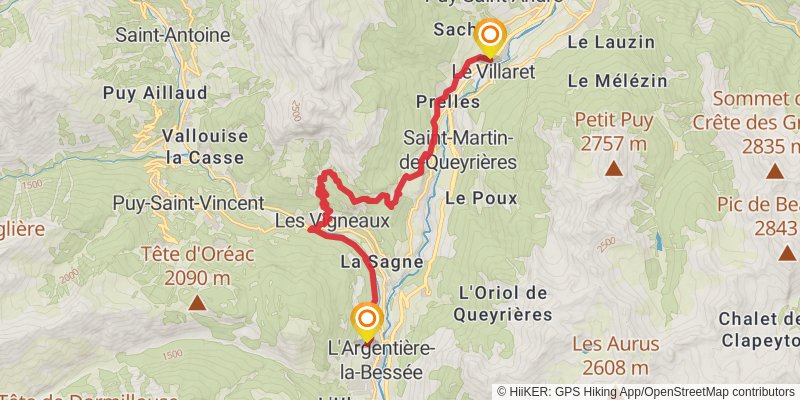 Via Domitia stage 2 Map