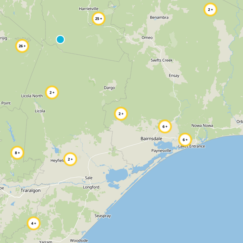 Shire of East Gippsland Static Map