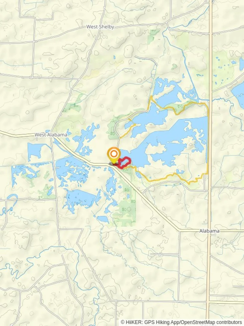 An image depicting the trail Kanyoo Nature Trail Loop and its surrounding area.