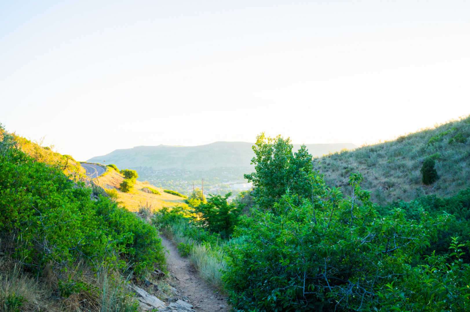 An image depicting the trail Chimney Gulch Trail and its surrounding area.