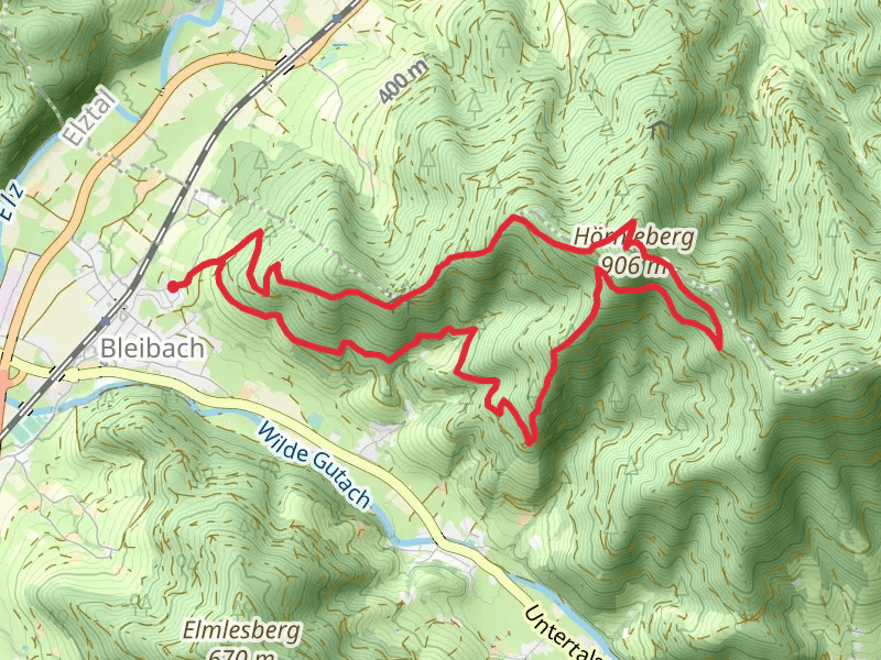 Vorderer Hoernlewald - Am Umsetzer and Elme - Am Hoernlepfad