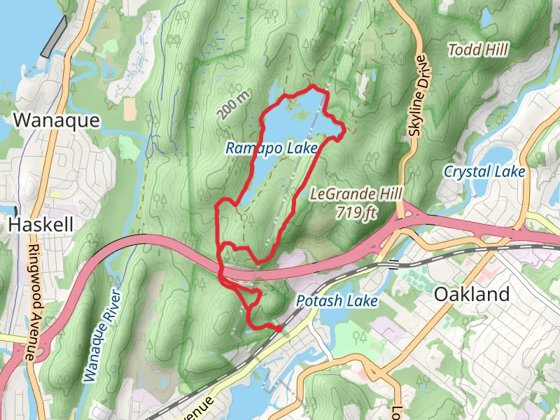 Pool Hollow, Ramapo Lake and Cannonball Loop Trail