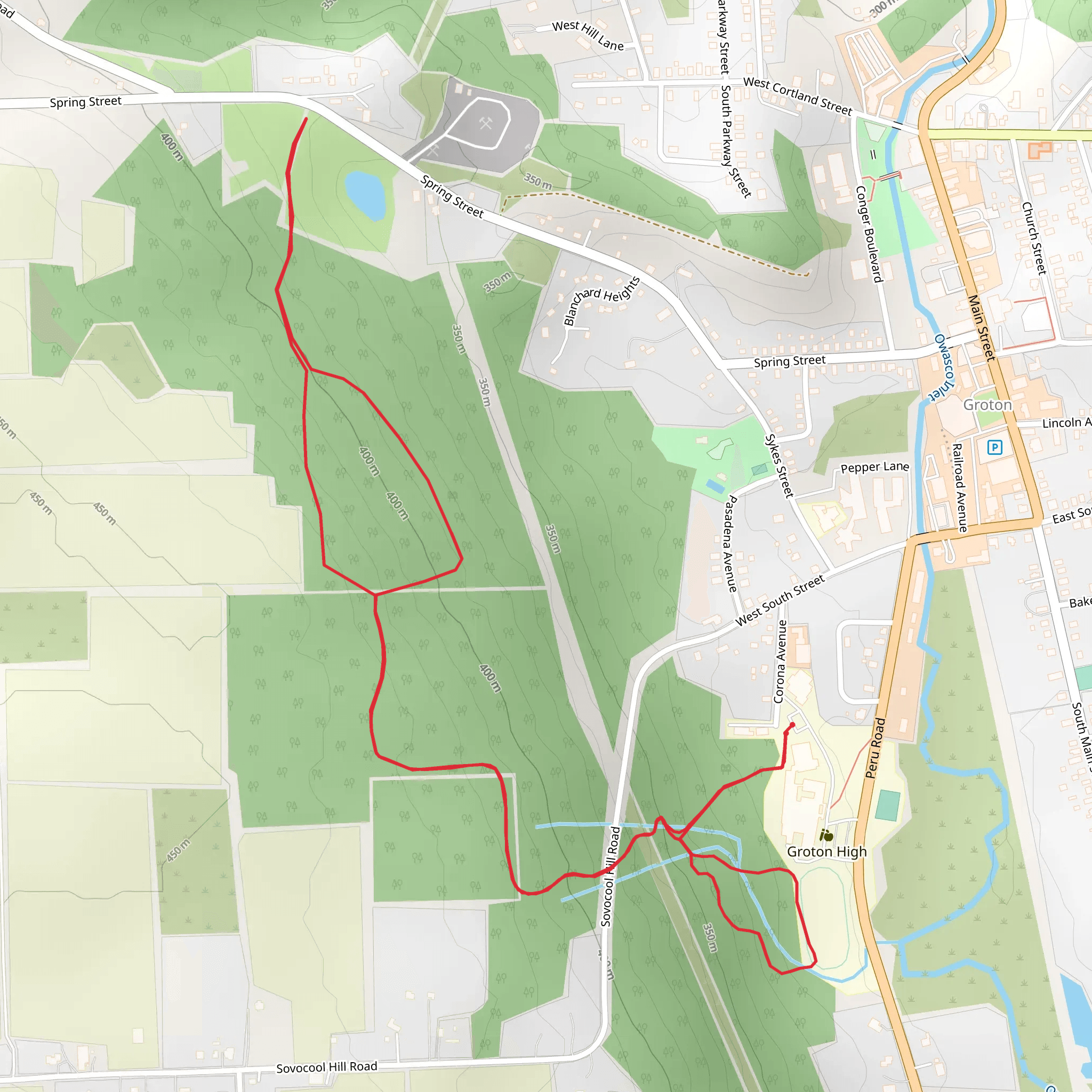 Sovocool Hill Road Loop mobile static map