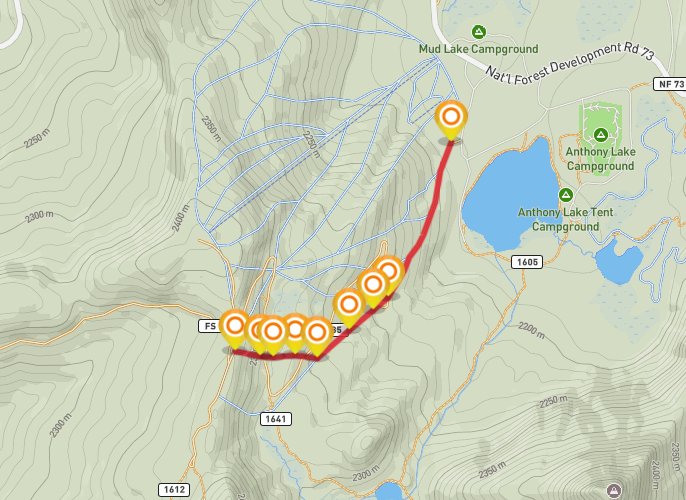 Ski- Star Bottle mobile static map