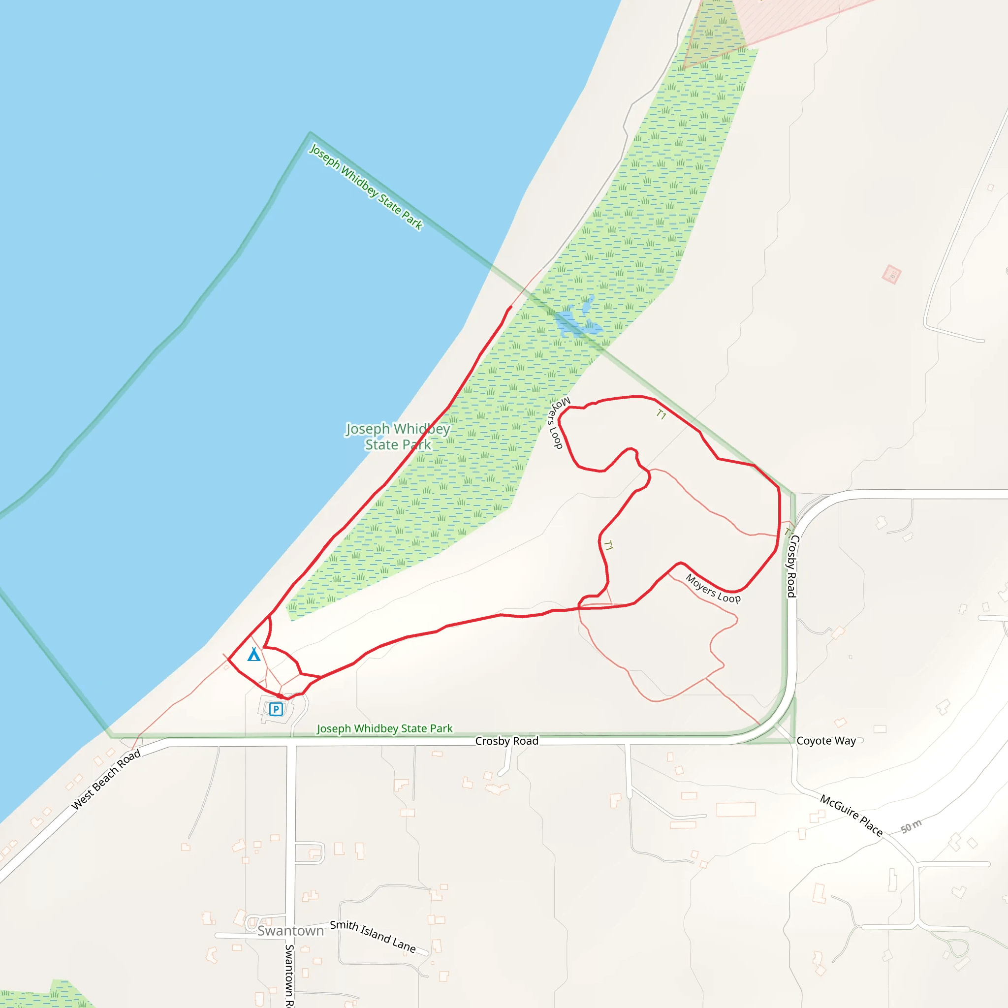 Moyers Loop mobile static map