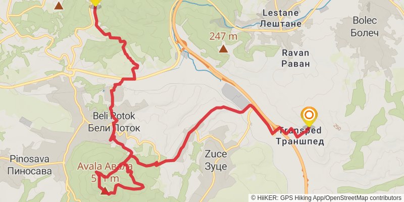 Sultans Trail stage 49 Map