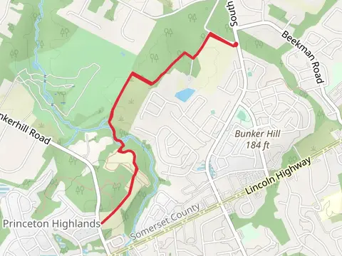 Brown Trail and Yellow Trail