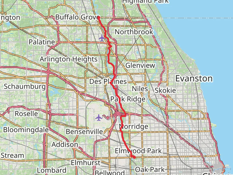 Des Plaines River Trail - Lake Cook Road