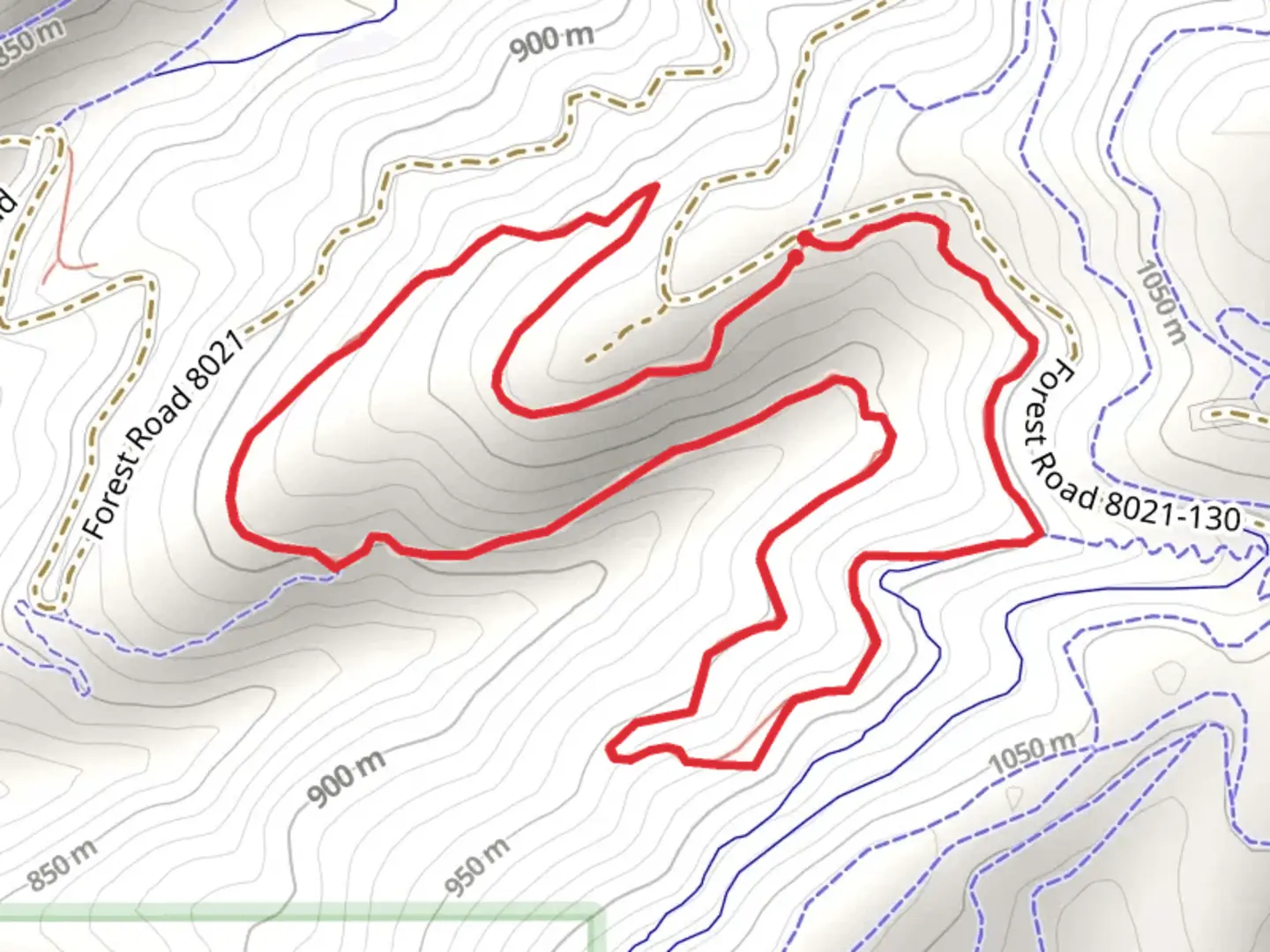An image depicting the trail The Shoe Trail and its surrounding area.