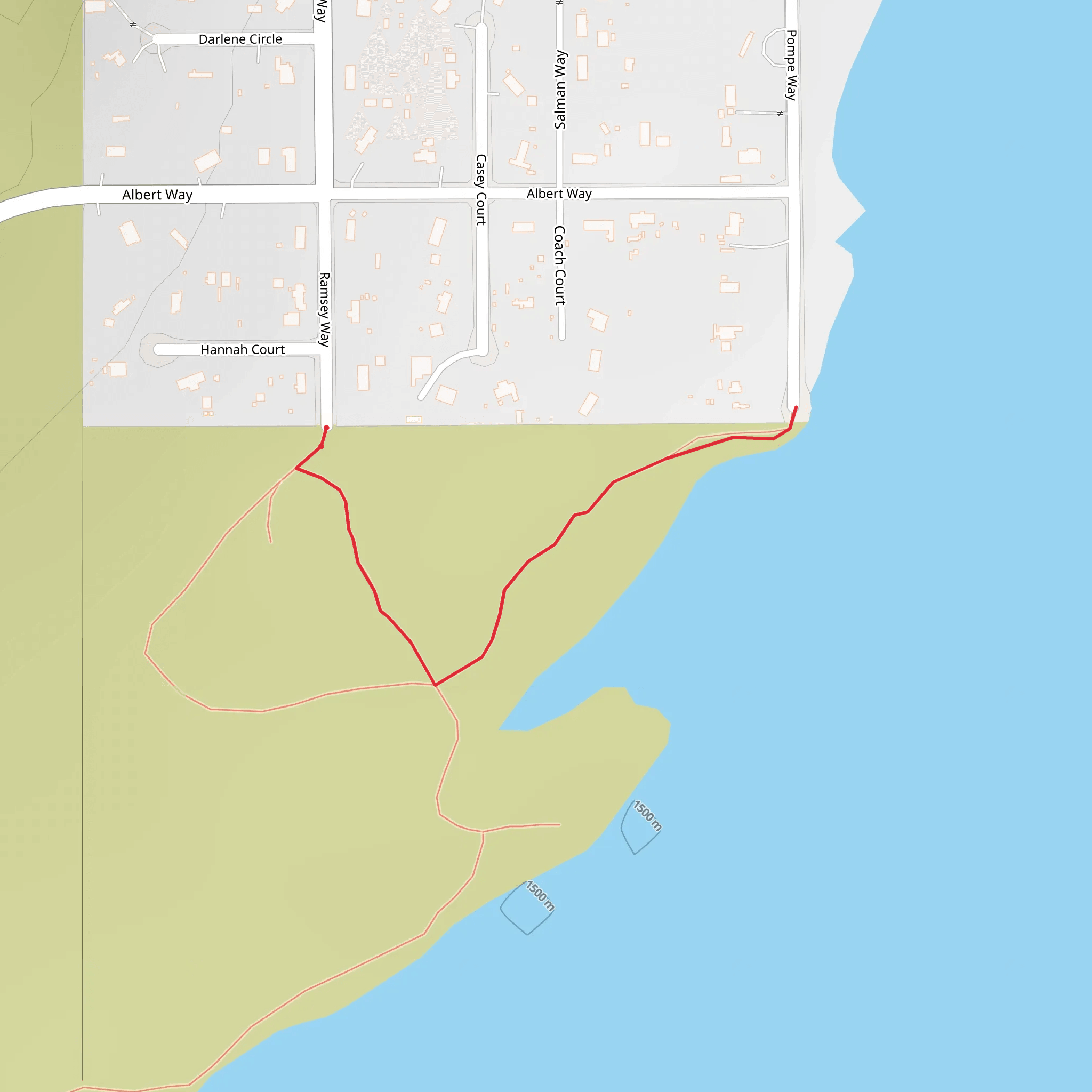 Ramsey Way mobile static map