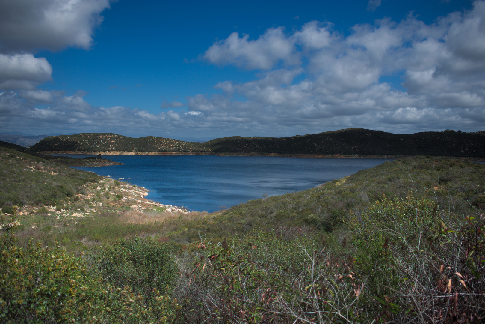 An image depicting the trail Olivenhain Reservoir - Equine Incline Loop Trail and its surrounding area.