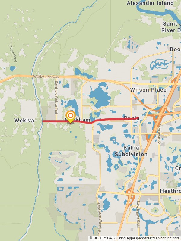 Seminole Wekiva Trail Out and Back
