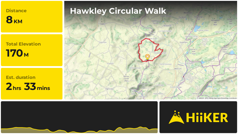 Hawkley Circular Walk Hampshire England