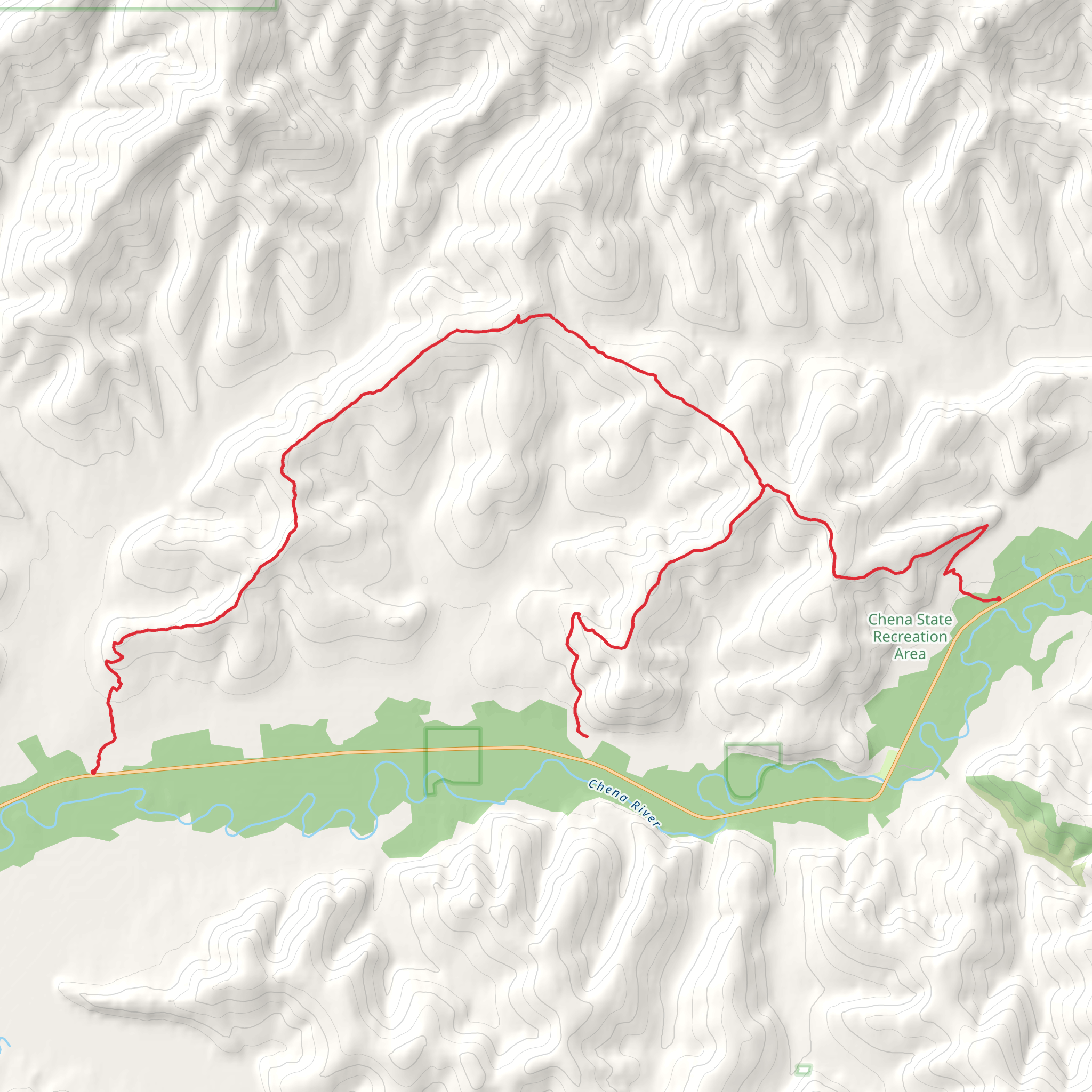 Stiles Creek Trail mobile static map