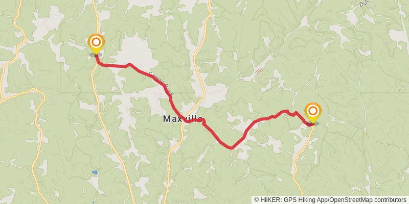 Buckeye Trail stage 66 Map