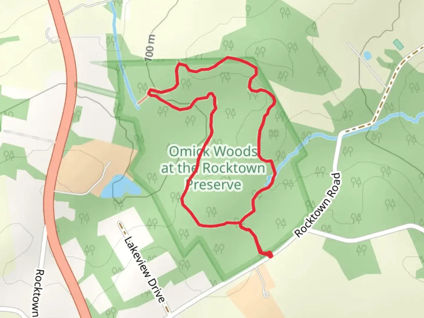 An image depicting the trail Orange Loop Trail and its surrounding area.