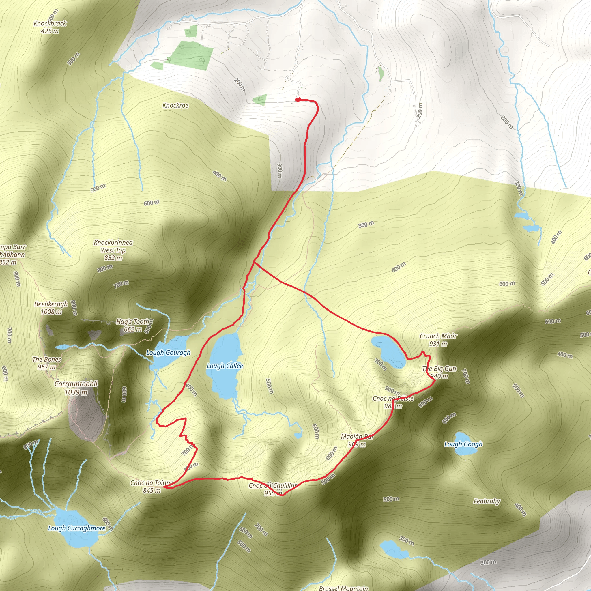 Cnoc An Chuillinn mobile static map